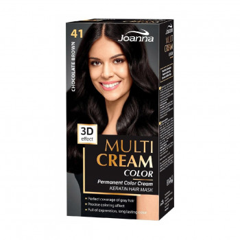 Фарба для волосся Joanna Multi Cream Color 41 Шоколадний, 100 мл