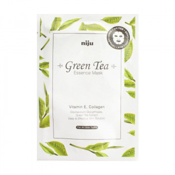 Маска для обличчя Konad Niju Green Tea Essence Mask Skin Care заспокійлива, 17 мл