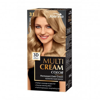 Фарба для волосся Joanna Multi Cream Color 31 Пісочний блонд, 100 мл