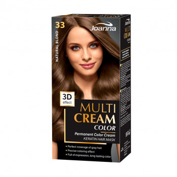Фарба для волосся Joanna Multi Cream Color 33 Натуральний блонд, 100 мл