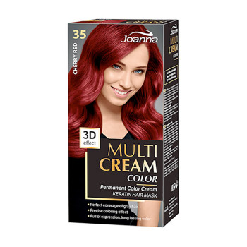 Фарба для волосся Joanna Multi Cream Color 35 Червона вишня, 100 мл