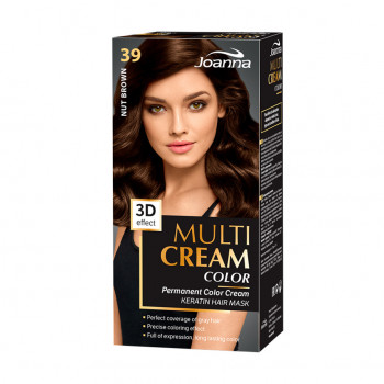 Фарба для волосся Joanna Multi Cream Color 39 Коричневий горіх, 100 мл