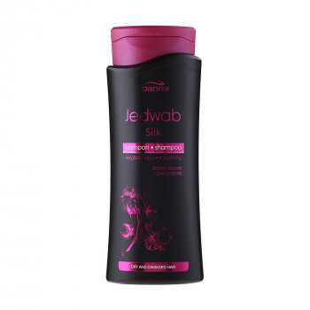 Шампунь з вирівнювальним ефектом Joanna Jedwab Silk Smoothing Shampoo для сухого та пошкодженого волосся, з шовком, 400 мл