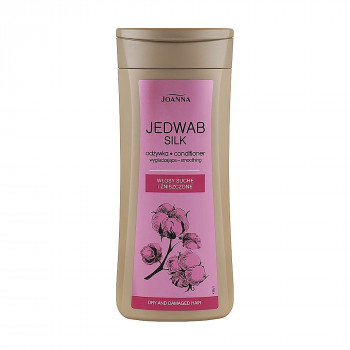Кондиціонер з вирівнювальним ефектом Joanna Jedwab Silk Smoothing Conditioner для сухого та пошкодженого волосся, з шовком, 200 мл