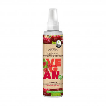 Cпрей-кондиціонер для волосся Joanna Vegan Vinegar Hair Spray Conditioner Малиновий оцет, 150 мл
