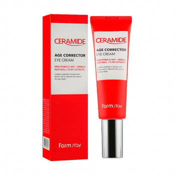 Крем для шкіри навколо очей Farmstay Ceramide Age Corrector Eye Cream з церамідами, 50 мл