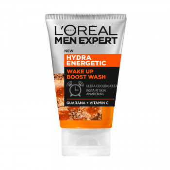 Чоловічий очищувальний гель для вмивання L'Oreal Paris Men Expert Hydra Energetic з пробуджувальним ефектом, 100 мл