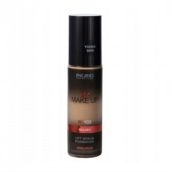 Тональний крем для обличчя Ingrid Cosmetics Dr Make Up Lift Serum Foundation SPF 8 з сироваткою, 103 Golden, 30 мл