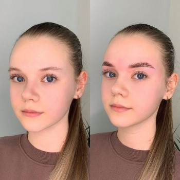 Фарбування, корекція та ламінування брів