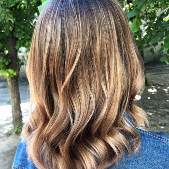 Комбинирование airtouch и шатуш