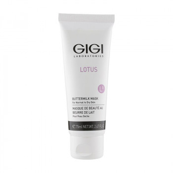 Молочна маска для обличчя Gigi Lotus Butter Milk Mask для нормальної та сухої шкіри, 75 мл
