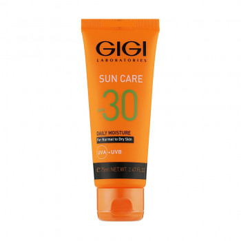 Сонцезахисний крем із захистом ДНК Gigi Sun Care Daily Protector SPF 30 для сухої шкіри, 75 мл