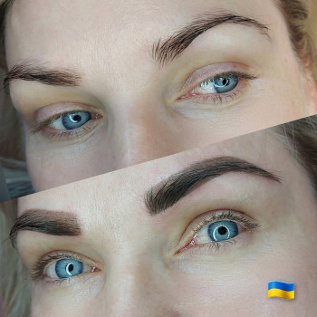 Пудрові бровки