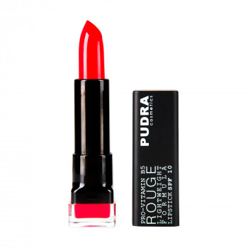 Помада для губ Pudra Cosmetics Rouge Lightweight Formula Lipstick SPF10 з провітаміном B5, 17 Red Passion, 4.5 мл