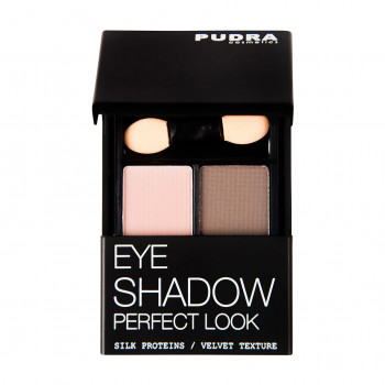 Компактні подвійні тіні для повік Pudra Cosmetics Perfect Look Eye Shadow 08, 4.2 г