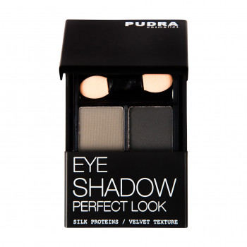 Компактні подвійні тіні для повік Pudra Cosmetics Perfect Look Eye Shadow 02, 4.2 г