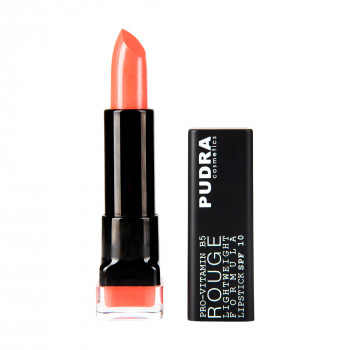 Помада для губ Pudra Cosmetics Rouge Lightweight Formula Lipstick SPF10 з провітаміном B5, 03 Biege Rose, 4.5 мл