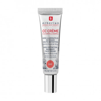СС-крем для обличчя Erborian Eau Ginseng CC Cream SPF 25 Контроль кольору, Dore, 15 мл
