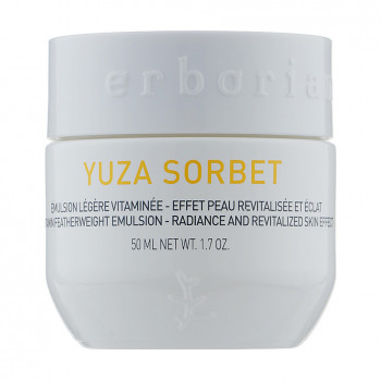 Денна зволожувальна захисна емульсія для обличчя Erborian Yuza Sorbet, 50 мл