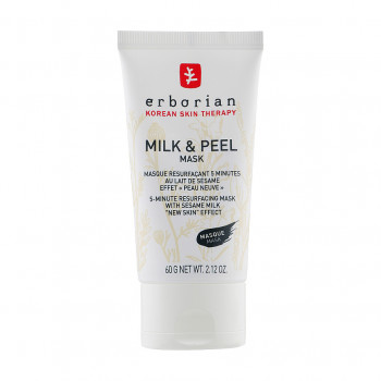 Розгладжувальна маска-пілінг для обличчя Erborian Milk & Peel Mask Кунжутне молочко, 60 г