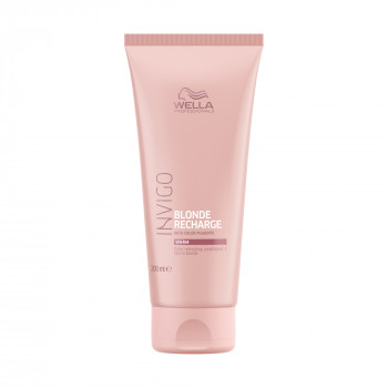 Відтінковий кондиціонер Wella Professionals Invigo Blonde Recharge Warm Blonde Conditioner для теплих світлих відтінків, 200 мл