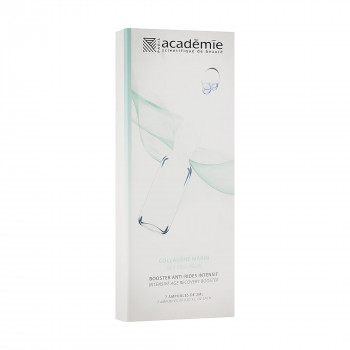 Ампули для відновлення шкіри обличчя Academie Sea Collagen Intensive Age Recovery Booster Ampoules Ampoules Морський колаген, 7*2 мл