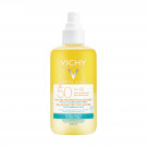 Сонцезахисний водостійкий спрей для обличчя та тіла Vichy Capital Soleil Solar Protective Water SPF 50 з гіалуроновою кислотою, 200 мл