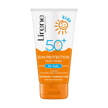 Дитячий сонцезахисний крем для обличчя Lirene Kids Sun Protection Face Cream SPF 50, 50 мл