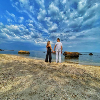 Фотосесія на пляжі літня морі, фото - Сімейний фотограф Юлия Тихонова