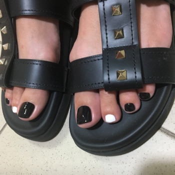 Педикюр,однотон