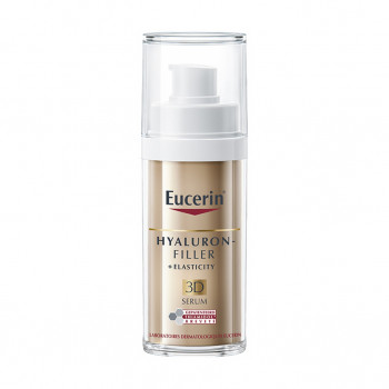 Антивікова сироватка для обличчя Eucerin Hyaluron-Filler+Elasticity Anti-Age 3D Serum, для зрілої шкіри, 30 мл