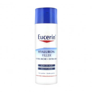 Нічний крем-філер для обличчя Eucerin Hyaluron-Filler Extra Riche, 50 мл