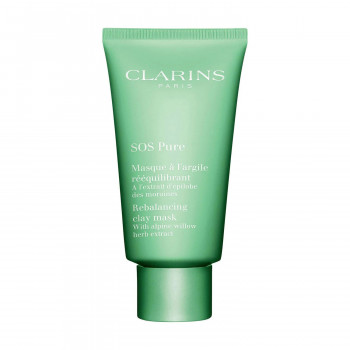 Очищувальна маска для обличчя Clarins SOS Pure Rebalancing Clay Mask, 75 мл