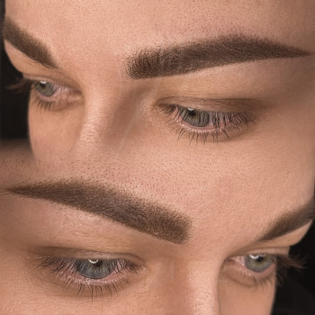 Перманентный макияж бровей