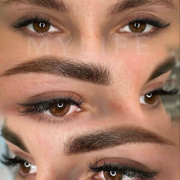 Перманентний макіяж брів у пудровій техніці