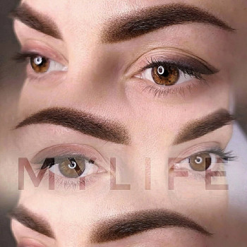 Пудровий перманентний макіяж брів
                    Мастер перманентного макияжа Евгения Киев