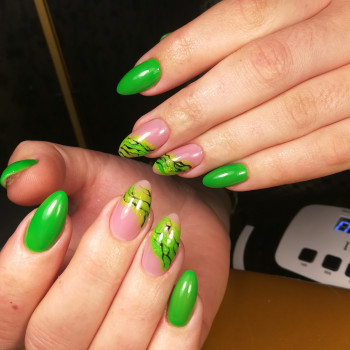 Корекцыя+дизайн+аппаратный маникюр