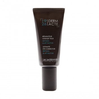 Відновлювальний крем-коректор для шкіри навколо очей Academie Derm Acte Ultimate Eye Corrector з пептидами та ліфтинг-фактором, 15 мл
