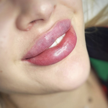 Татуаж губ збільшення, фото - Навчальний центр Оксана