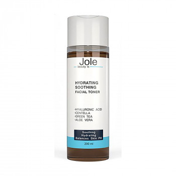 Зволожувальний та заспокійливий тонер для обличчя Jole Hydrating & Soothing Facial Toner, 200 мл