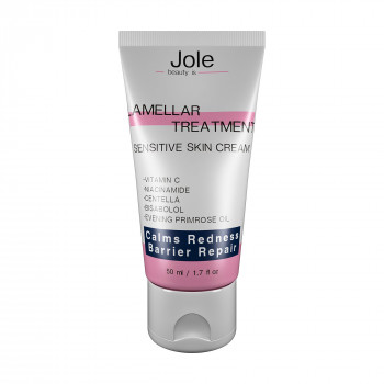 Відновлювальний ламелярний крем для обличчя Jole Lamellar Treatment Calms Redness Barrier Repaire, 50 мл
