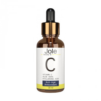 Омолоджувальна сироватка для обличчя Jole Vitamin C Serum з гіалуроновою кислотою та вітаміном С, 30 мл