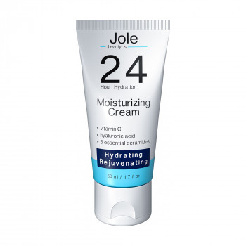 Зволожувальний крем для обличчя Jole 24h Moisturizing Cream з гіалуроновою кислотою та комплексом керамідів, 50 мл