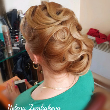 Весільна зачіска 
Вечірня зачіска