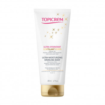 Ультразволожувальний крем для тіла Topicrem Ultra-Moisturizing Sparkling Body, 200 мл