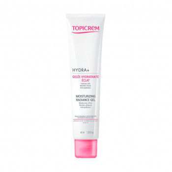 Зволожувальний гель для обличчя Topicrem Hydra+ Moisturizing Radiance Gel,  40 мл