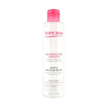 Міцелярна вода для обличчя Topicrem Gentle Micellar Water Face & Eyes для сухої та чутливої шкіри, 200 мл