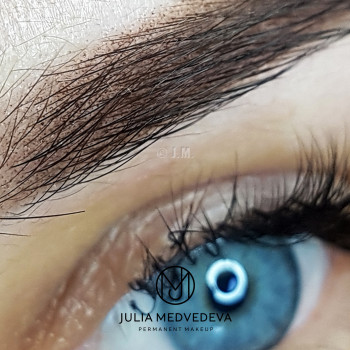 Перманентный макияж (татуаж) - бровей
                    Бровист Юлия Харьков