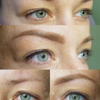 Перманентный макияж (татуаж) - бровей
                    Бровист Юлия Харьков