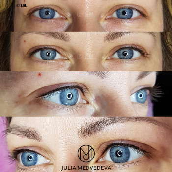 Перманентный макияж (татуаж) - межресничка
                    Бровист Юлия Харьков